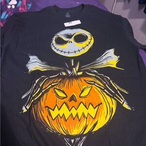 Disney Black and Yellow Nightmare Before Christmas T-Shirt
